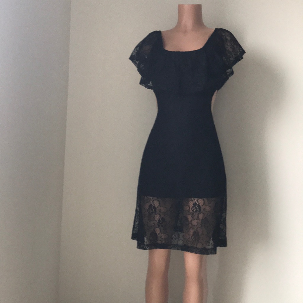 Black Lace Dress Size Small